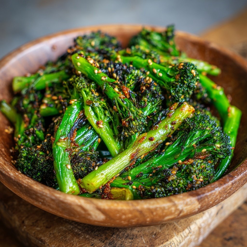 Brokkoli Pfanne Mit Sesam