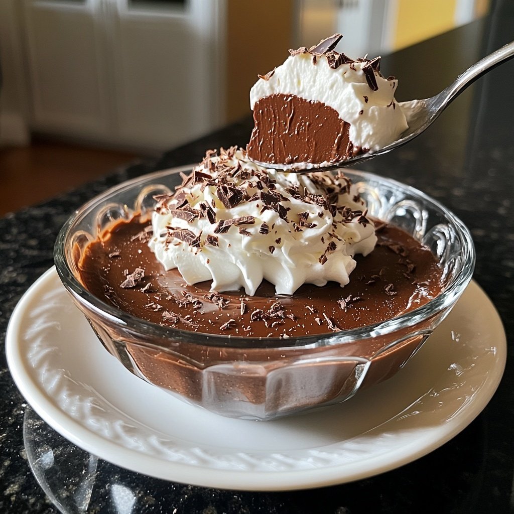 Mousse au Chocolat ohne Ei