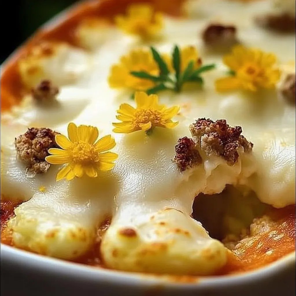 Deftiger Blumenkohl-Hackfleisch-Auflauf