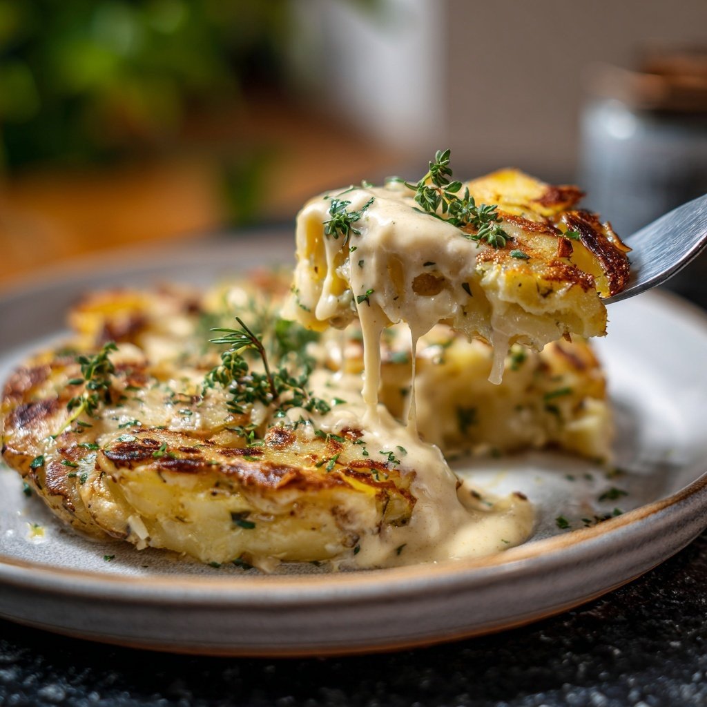 Mittagessen mit Kartoffeln