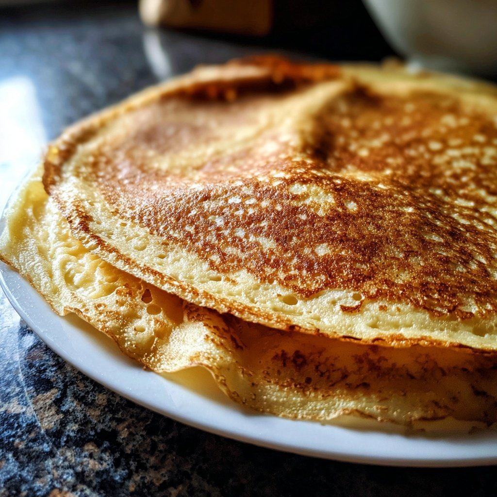 Pfannkuchen mit Quarkfüllung