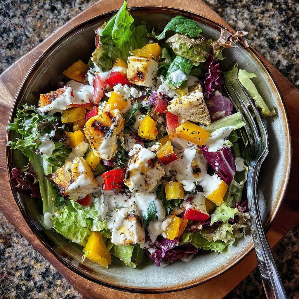 Salat Zum Grillen Mit Joghurt Dressing