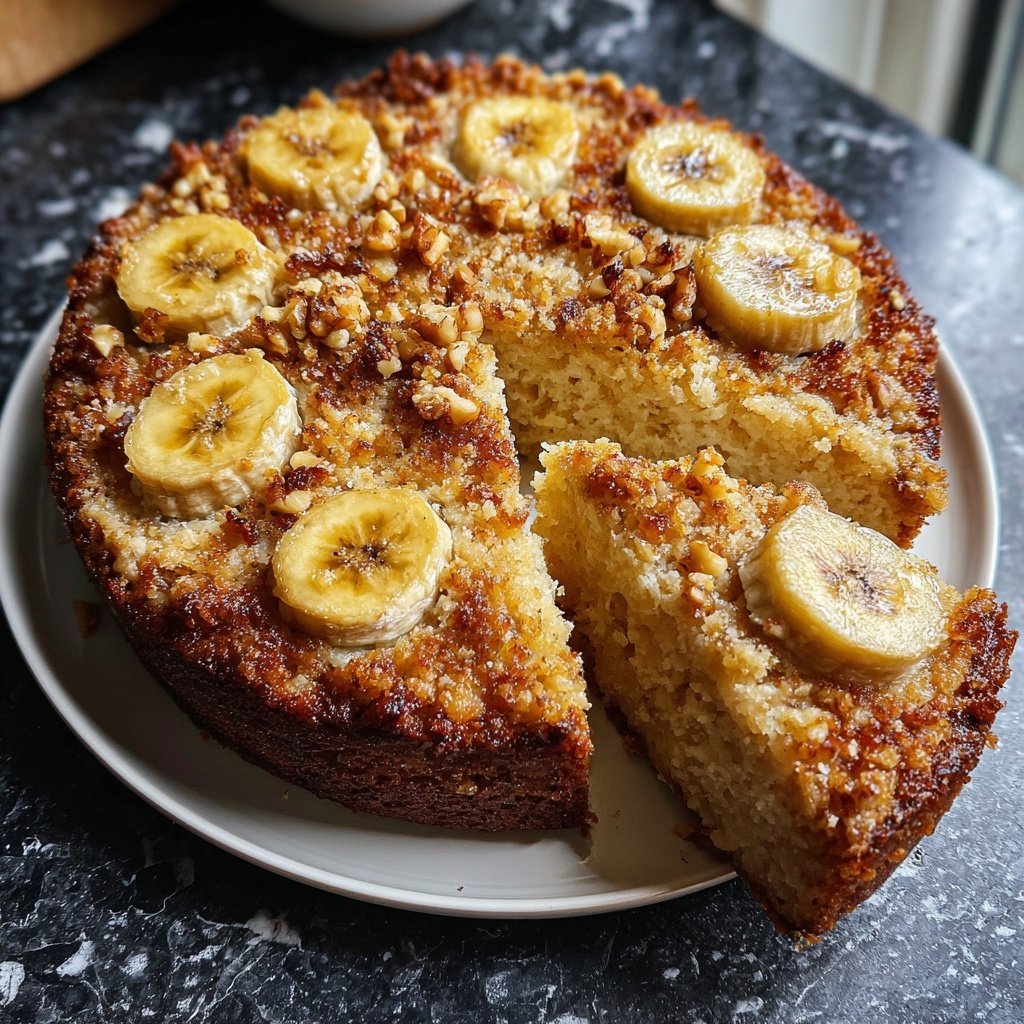 Bananenkuchen mit Nussstreuseln