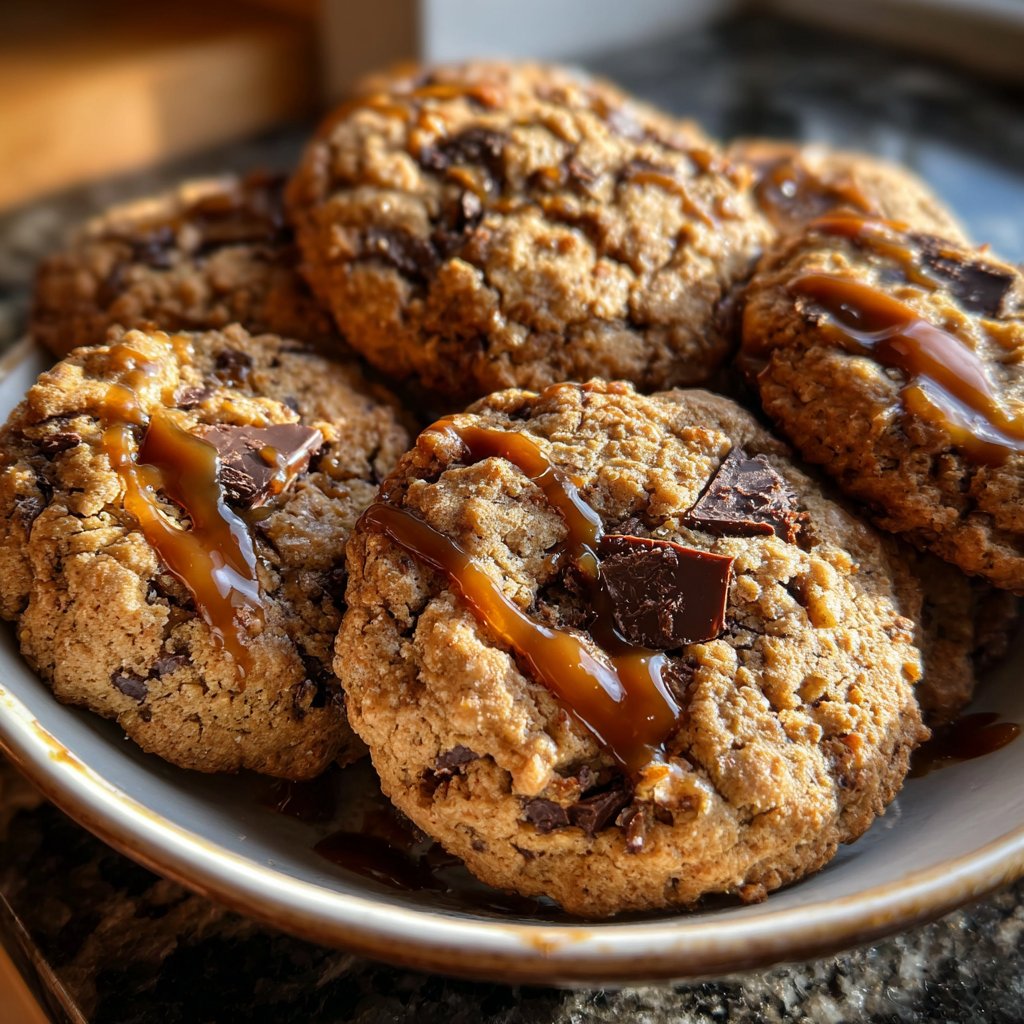 Cookies mit Karamell