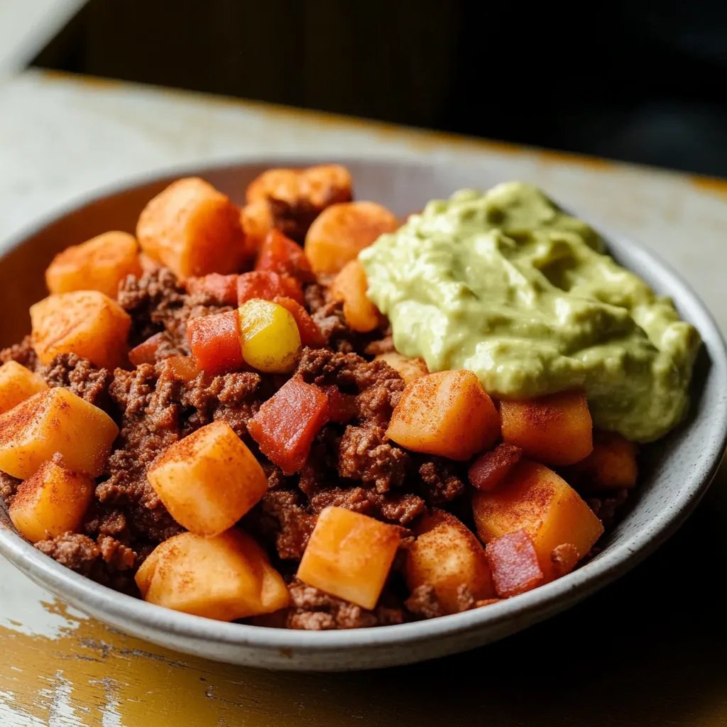 Süßkartoffel Bowl mexikanischer Art