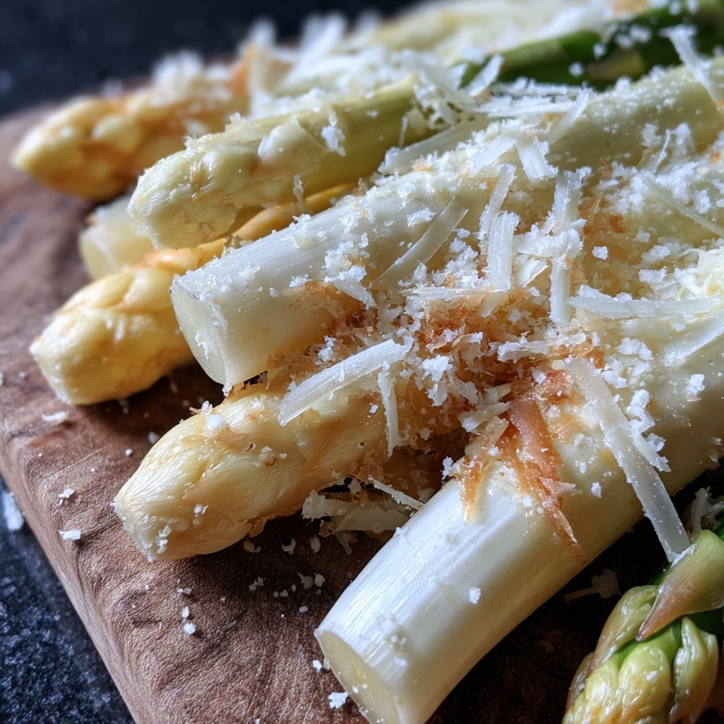 Grüner Spargel Mit Parmesan