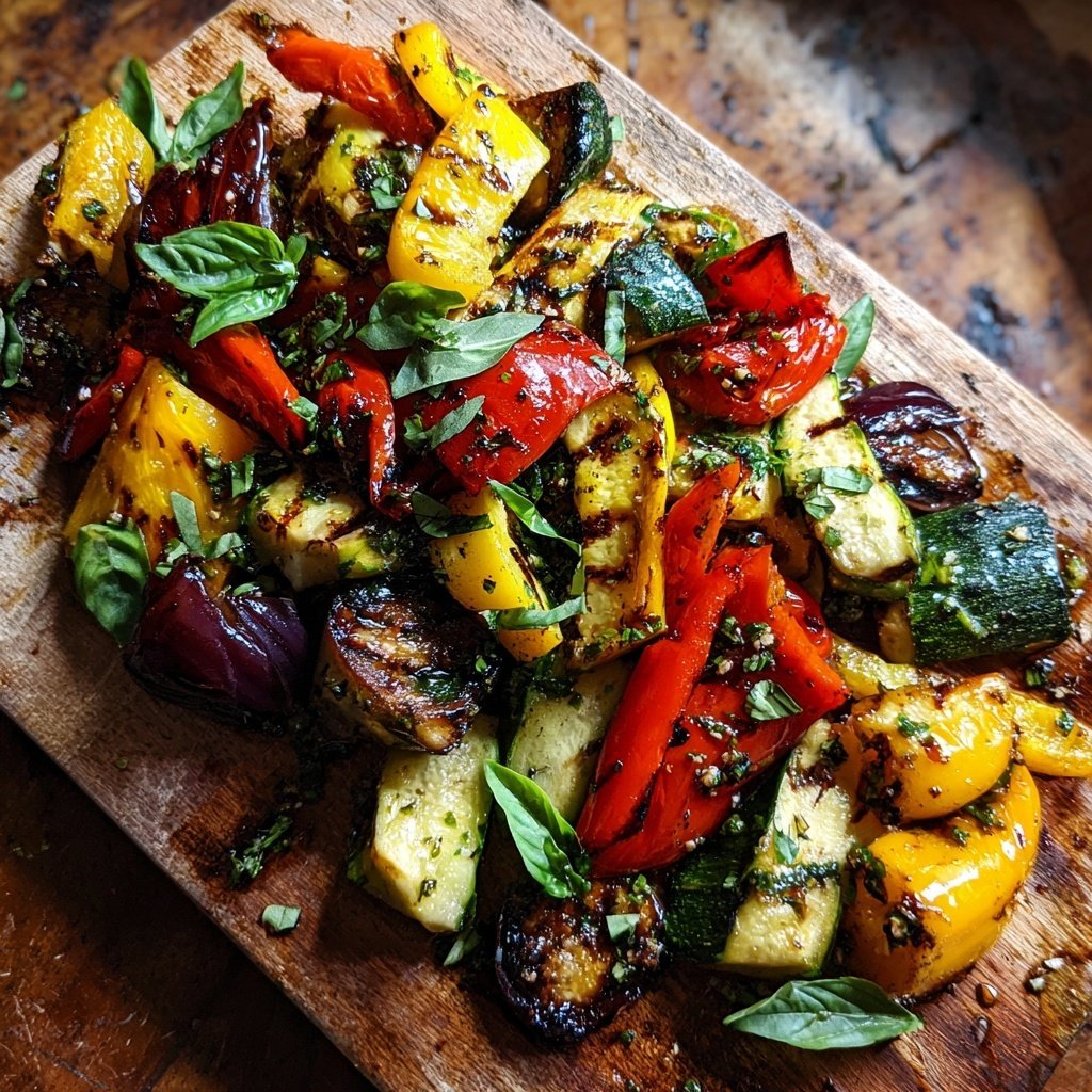 Grillgemüse Mit Kräuter Marinade