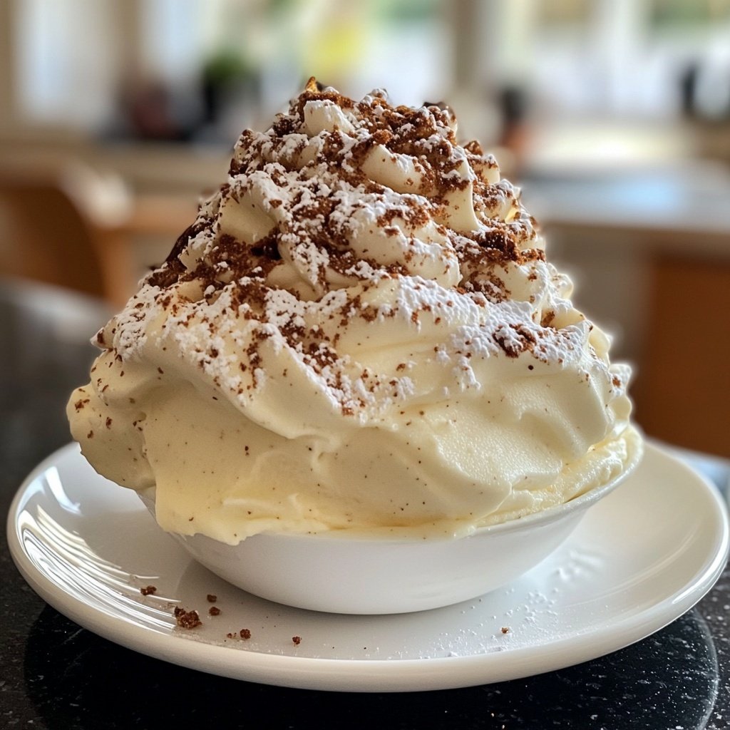 Weiße Lebkuchen-Mousse